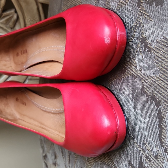 dr LIZA Apple Red pumps - Picture 12 of 15